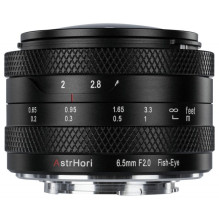 Lens - AstrHori MF 6.5mm f/2 APS-C Circular Fisheye Lens for Fujifilm X