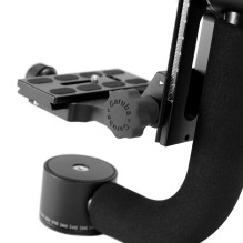 Fotoaparato priedas - Caruba Swinghead CSH 1 CNC aliuminio stabilizatorius juodas Fotoaparato priedas - Caruba Swinghead CSH 1 CNC aliuminio stabilizatorius juodas