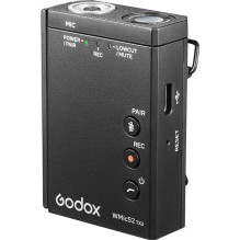Audio Equipment - Godox WMicS2 Kit 2 UHF Wireless Microphone System Black Audio Equipment - Godox WMicS2 Kit 2 UHF Wireless Microphone System Black