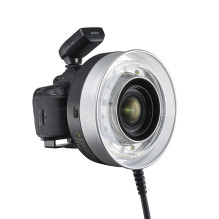 Apšvietimo įranga - Godox R2400 Ring Flash Head 2400Ws 40W Modeling Light, Black