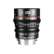 Objektyvas - Meike MK 25mm T2.1 S35 PL tvirtinimas, T2.1, 25mm, 77mm filtro sriegis