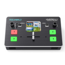 Video Switcher - Feelworld Live Pro L1 4 HDMI Inputs USB 3.0 Black Video Switcher - Feelworld Live Pro L1 4 HDMI Inputs USB 3.0 Black