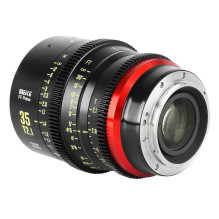 Objektyvas - Meike MK 35mm T2.1 FF EF montavimas, 330° fokusavimo sukimas, 11 ašmenų diafragma