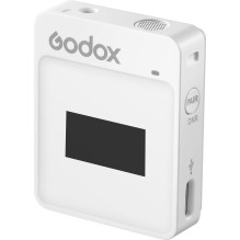Microphone system - Godox MoveLink II M2 Wireless, 2 transmitters, 100m range, white