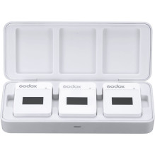 Microphone system - Godox MoveLink II M2 Wireless, 2 transmitters, 100m range, white