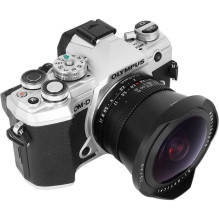 Kamera - TTArtisan 7.5mm F2.0 M43 Fisheye objektyvas, 180° matymo kampas