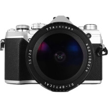 Kamera - TTArtisan 7.5mm F2.0 M43 Fisheye objektyvas, 180° matymo kampas