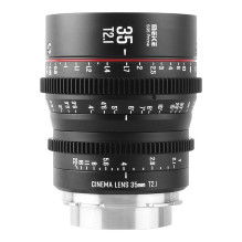 Objektyvas - Meike MK 35mm T2.1 S35 PL tvirtinimas, T2.1, 48cm fokusas, 80mm skersmuo