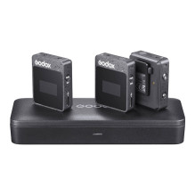 Microphone system - Godox MoveLink II M2 wireless, 2 transmitters, 100m range Microphone system - Godox MoveLink II M2 wireless, 2 transmitters, 100m range