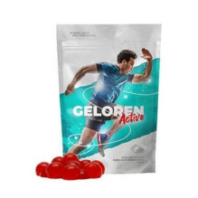 Sveikata ir asmeninė priežiūra - GELOREN Active Orange Gummies (CONTIPRO, Joint Support, Collagen, Vitamin C)