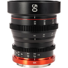 Objektyvas - Meike MK 50mm T2.2 Canon RF Full Metal, 270° fokusavimo sukimosi kampas