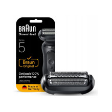 Elektrinis skustuvas - Braun Series 5 pakeitimo galvutė 54B, žoliapjovė, plaunama, juoda