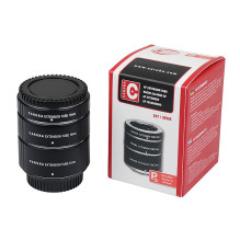 Camera Accessories - Caruba Extension Tube Set Pentax Q 10mm 16mm 21mm Chrome Camera Accessories - Caruba Extension Tube Set Pentax Q 10mm 16mm 21mm Chrome