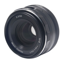 Lens - Meike MK 50mm f / 2.0 Sony E Mount Manual Focus Aluminum