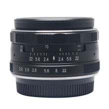 Lens - Meike MK 50mm f / 2.0 Sony E Mount Manual Focus Aluminum