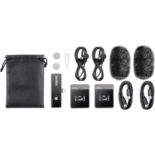 Microphone System - Godox MoveLink LT2 Lightning Wireless Transmitter and Receiver