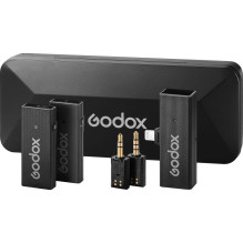 Audio equipment - Godox MoveLink Mini LT Kit 2 Wireless System, Dual-Channel, Black Audio equipment - Godox MoveLink Mini LT Kit 2 Wireless System, Dual-Channel, Black