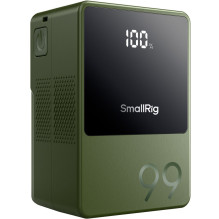 Baterija - SmallRig 4930 VB99 Mini V Mount Battery 99Wh 14.8V Žalia