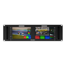 Monitor - Feelworld D71 PLUS Dual Rack 7" 1920x1200 IPS Screens Black Monitor - Feelworld D71 PLUS Dual Rack 7" 1920x1200 IPS Screens Black