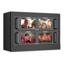 Monitor - Feelworld D71 PLUS Dual Rack 7" 1920x1200 IPS Screens Black Monitor - Feelworld D71 PLUS Dual Rack 7" 1920x1200 IPS Screens Black