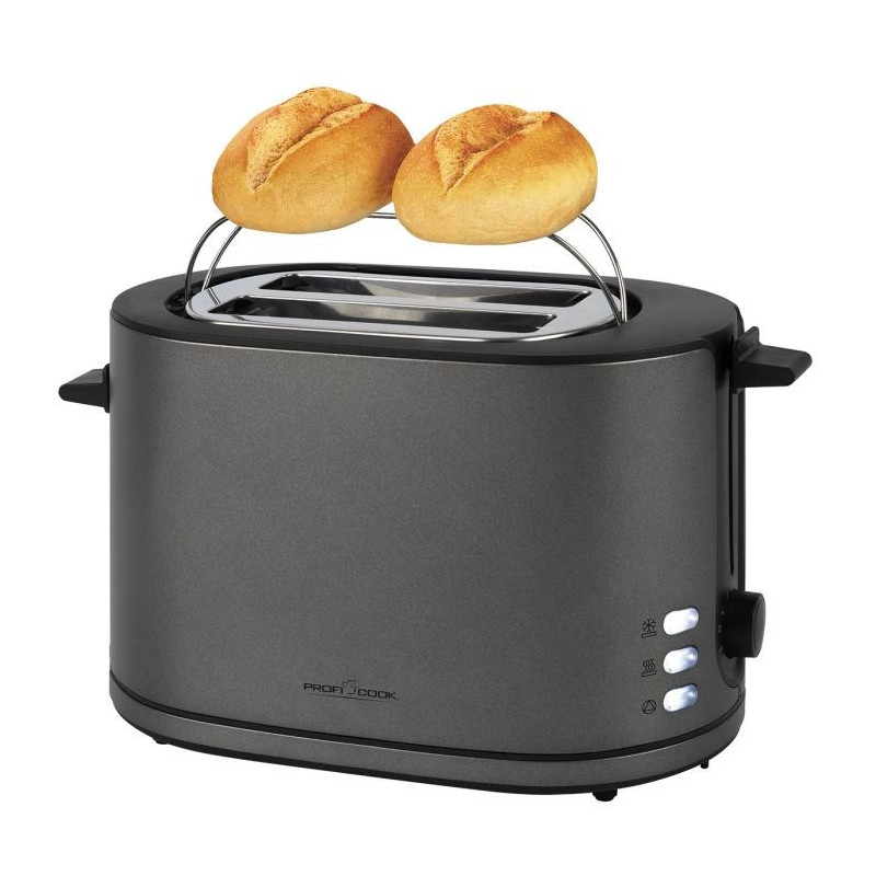 Kepimo prietaisas - ProfiCook PC-TA 1291 2 riekelių 950W antracito