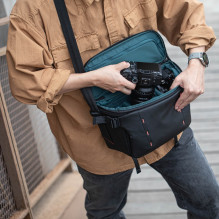 Camera bag - PGYTECH OneMo Sling 11L, universal design, comfortable shoulder padding, space black Camera bag - PGYTECH OneMo Sling 11L, universal design, comfortable shoulder padding, space black