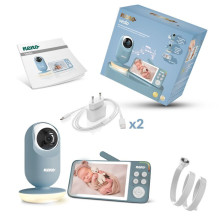 Elektroninis - Baby Monitor - VEDO Blue (neno, 5" LCD, 355° kamera, 2-way talk)