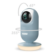 Elektroninis - Baby Monitor - VEDO Blue (neno, 5" LCD, 355° kamera, 2-way talk)