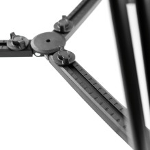 Video trikojis - Caruba Videostar 180 Pro 180cm 8kg apkrova, Juoda