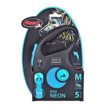 Pet Supplies - Flexi New Neon M 5m Dog Retractable Leash (flexi, 10-25 kg, 5 m)