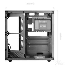 Kompiuterio korpusas - Mars Gaming MC-INFINIOLITE Midi Tower ATX, USB 3.2, Juoda