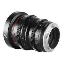 Objektyvas - Meike MK 85mm T2.2 Sony E Mount, rankinis fokusavimas, T2.2, juodas