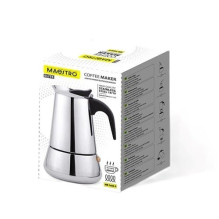 Coffee maker - Bialetti Brikka Moka Pot 450ml Induction Stainless Steel Black Coffee maker - Bialetti Brikka Moka Pot 450ml Induction Stainless Steel Black