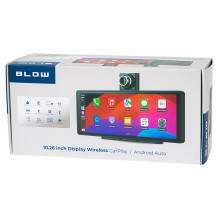 Automobilių multimedijos sistema - BLOW Wireless CarPlay5.0 stotis 3.98" ekranas, 256GB