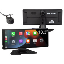Automobilių multimedijos sistema - BLOW Wireless CarPlay5.0 stotis 3.98" ekranas, 256GB