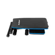 Fitneso įranga - Rebel Active Incline Training Bench Foldable Weight Capacity Black Fitneso įranga - Rebel Active Incline Training Bench Foldable Weight Capacity Black