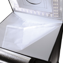 Photo Studio - Caruba Portable Photocube LED 60x60x60cm Adjustable with Background Materials Photo Studio - Caruba Portable Photocube LED 60x60x60cm Adjustable with Background Materials