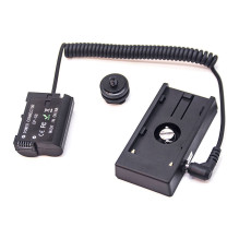 Adapter - Caruba Nikon EN EL15 Dummy Battery with NP-F Adapter Plate