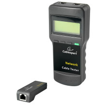 Tinklo kabelių testeris - GEMBIRD Cablexpert NCT-31 RJ-11 / RJ-12 / RJ-45 Juodas Tinklo kabelių testeris - GEMBIRD Cablexpert NCT-31 RJ-11 / RJ-12 / RJ-45 Juodas