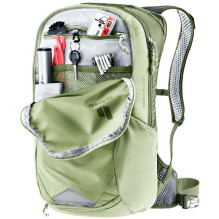Cycling backpack - Deuter Race Air 14+3, 14L capacity, 3L hydration, Mineral / Grove Cycling backpack - Deuter Race Air 14+3, 14L capacity, 3L hydration, Mineral / Grove