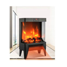 Elektrinis židinys - Q20P CARRUZZO 1800W, 15-45°C, nuotolinio valdymo pultas, juodas