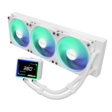 Cooling system - ASRock Challenger White 360mm AIO Liquid Cooler, 3 Fans, White