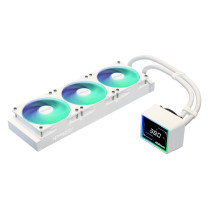 Cooling system - ASRock Challenger White 360mm AIO Liquid Cooler, 3 Fans, White