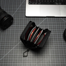 Dėklas - WANDRD objektyvo filtro dėklas 4 filtrams paminkštintas atsparus orui juodas