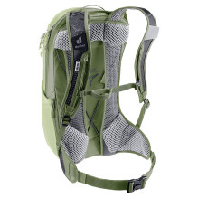 Cycling backpack - Deuter Race Air 10L, rain cover, adjustable straps, Mineral / Grove Cycling backpack - Deuter Race Air 10L, rain cover, adjustable straps, Mineral / Grove