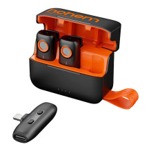 Microphone - Hohem MIC 01 Wireless Lavalier (2TX + 1RX, Charging Case)