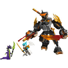 Konstruktorius - LEGO NINJAGO 71854 Cole's Mission Mech and Dragon Zane (Lego, 364 vnt., 3 minifigūrėlės)