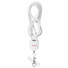 Charging cable - Activejet Lanyard 3-in-1 USB-C Lightning USB-A 60W White