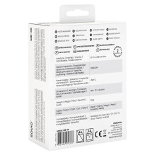 Kompiuterinė pelė - Savio MB-06 Bluetooth 3800 DPI 5 mygtukai Juoda