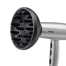 Hair dryer - BaByliss Cosmos D580DE 2100W, 2 speeds, cold blow, satin steel
